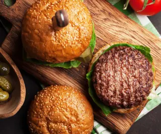 Mittagskarte burger