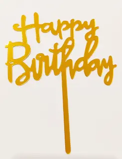 Happy Birthday Cake Topper 11.30.26