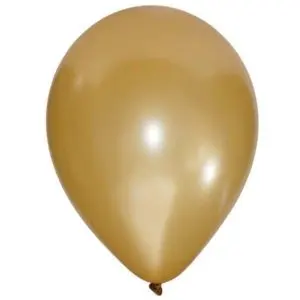 Ballonnen Metallic Goud 100% biologisch afbreekbaar