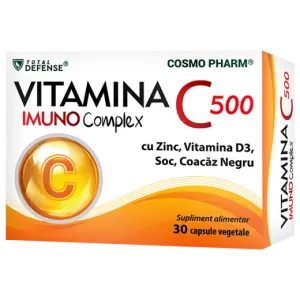 Vitamina C 500 Imuno Complex, 30 tablete – CosmoPharm