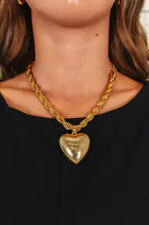 Love Language Necklace - Gold