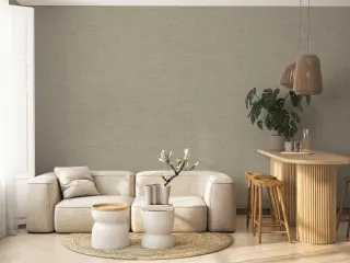 Luxury Blue Fabric Textured Wallpaper, Boho Non-Woven Wall Covering, 41.7"W x 614"H, Washable Removable for Living Room Bedroom Accent Wall