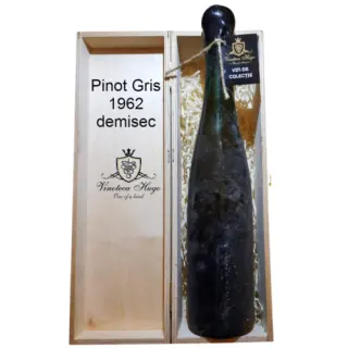 Vin vinoteca Pinot Gris 1962 demisec (B129) fara cutie lemn