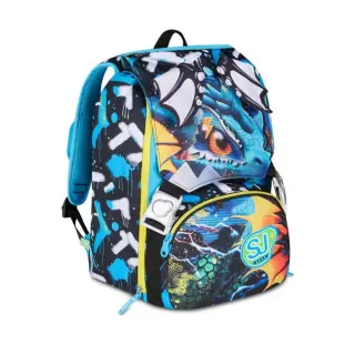 Zaino Scuola Sdoppiabile Big Sj Gang Metal Dragon Boy