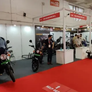 Ev india hall display