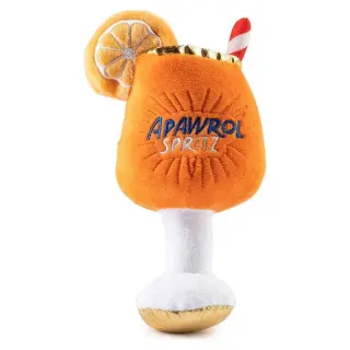 Apawrol Tangerine Refreshing Spritz Plush Squeaky Dog Toy