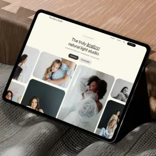 Revelator Studio Website displayed on an iPad Pro