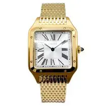 CARTIER¡¿¥«¥ë¥Æ¥£¥¨ ¥µ¥ó¥È¥¹ ¥Ç¥å¥â¥ó WGSA0122 18K¥¤¥¨¥í¡¼¥´¡¼¥ë¥É ¼ê´¬¤­ ÏÓ»þ·× #JP29047