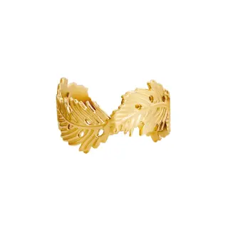 Ring - Wavy Leaf