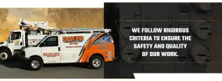 We follow rigorous criteria to ensure the safety and quality of our electric work.