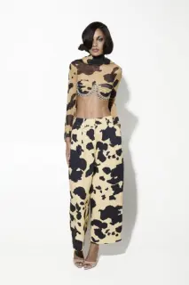 Pants yellow cow PF26-102 MILKWHITE