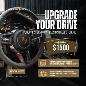 Porsche Steering Wheel Installation