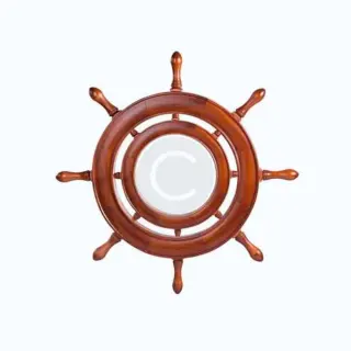 Wooden steering wheel