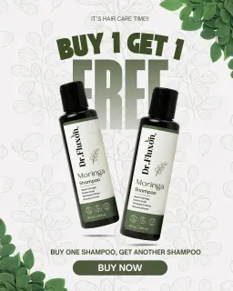 Dr. Fluxon Moringa Shampoo – Natural Repair & Scalp Soothing Formula (100ml)