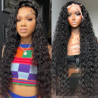 Water Wave 13x4 Lace Front Wigs Wet And Wavy Human Hair HD Lace Wigs