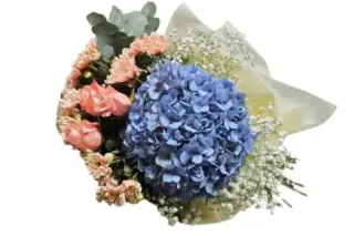 Blue Hydrangea Bouquet