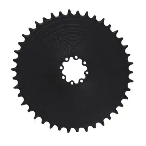 MATTE BLACK AERO chainring for SRAM 8-bolt