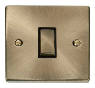 VP ANT/BR INGOT 10A 1-GANG 2-WAY SW BK