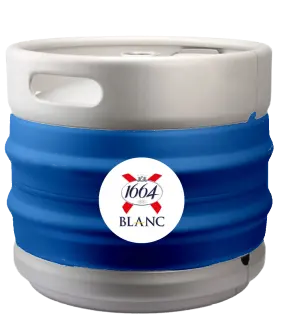 Kronenbourg 1664 Blanc - 30L Keg / 6.6 Gall / 53 Pints
