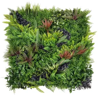 Tropical Luxe Escape – Artificial Green Wall Vertical Garden 1m x 1m UV Resistant