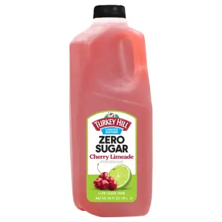 TURKEY HILL ZERO SUGAR CHERRY LIMEADE 1/2 gallon/ 9 count