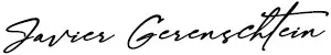 Firma de Javier Gerenschtein