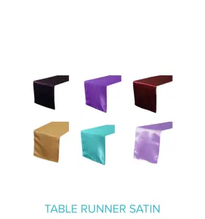 Table runner satin