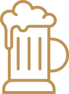 Ícono menú de bebestibles y cócteles – Puerto Colono