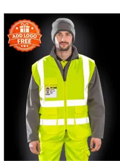 Heavy Duty Polycotton Security Vest – Professional Embroidered Security Workwear UK