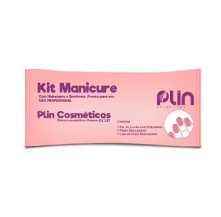 KIT DESCARTÁVEL DE MANICURE COM EMOLIENTE