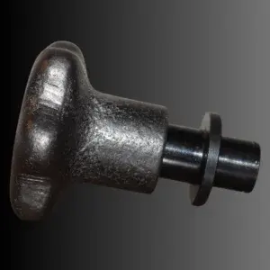 3/8″-16 Cast Iron Knob w/ Steel Shaft and Collet