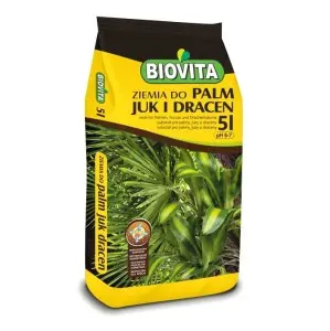 Ziemia Biovita do Palm Juk i Dracen 5L - podłoże do roślin zielonych
