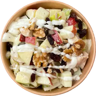 Ensalada de pollo y manzana