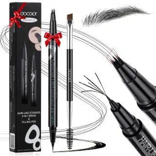 Docolor 2-in-1 Dual-Ended Precision Hair-Like Eyebrow Pen