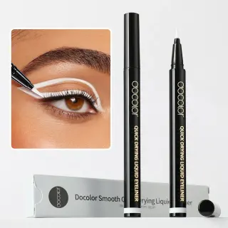 Docolor Dry-Fast Smooth Liquid Eyeliner Pen-White