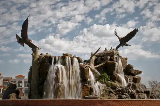 Fountains with ponds