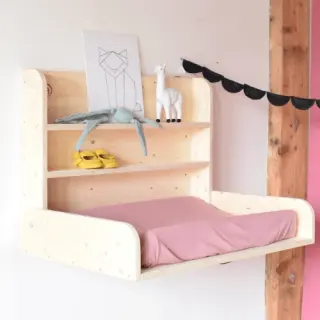 Opklapbare Wandcommode & Wandbureau in 1 - Medium