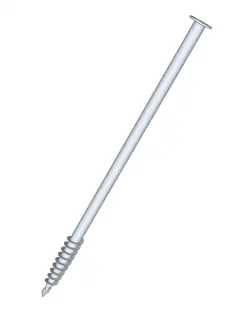 Vis de fondation pour terrasse 1750 mm en acier galvanisé – Weasyfix