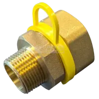 1″ CSST x 1″ MPT Brass Male Adapter
