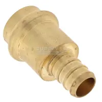 3/4″ PEX Crimp x 3/4″ Copper Press Brass Adapter