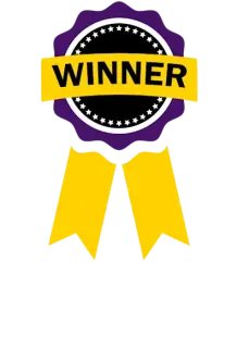 Black Purple Gold Ribbon