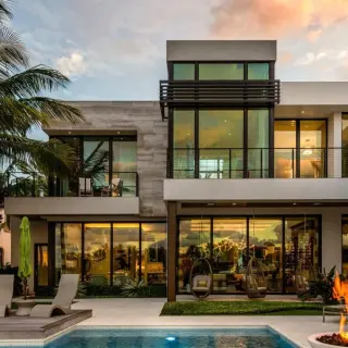 South Florida home with hurricane-impact windows