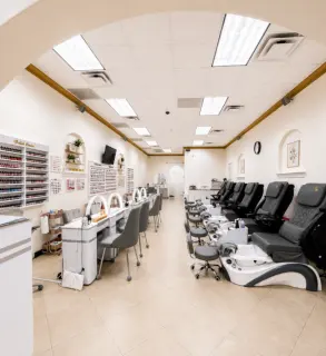 Nail and pedicure area
