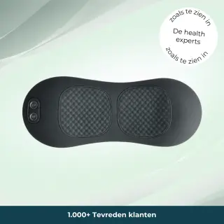 LUMVORA | 3-in-1 Rugkussen met Warmte, Massage & Tractie