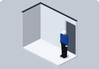 Calculator room panel