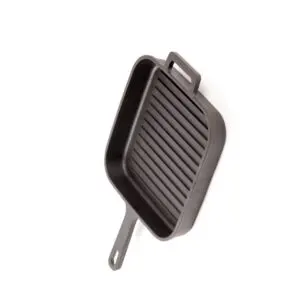 Cast Iron Seasoned Grill Pan with handle 9 Inch