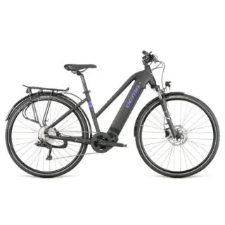 Ženský elektrický bicykel Dema IMPERIA 6 TOUR black-ultra violet M