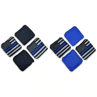 Thin Blue Line US Flag Limited Edition – BAG STARR™ Professional Cornhole Bags