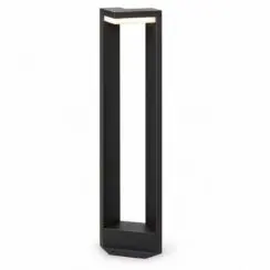 Modern Open-Frame 7W LED Outdoor Bollard Light–3000K Warm White