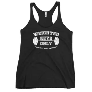 Weighted Keys Only™ - Women's Racerback Tank